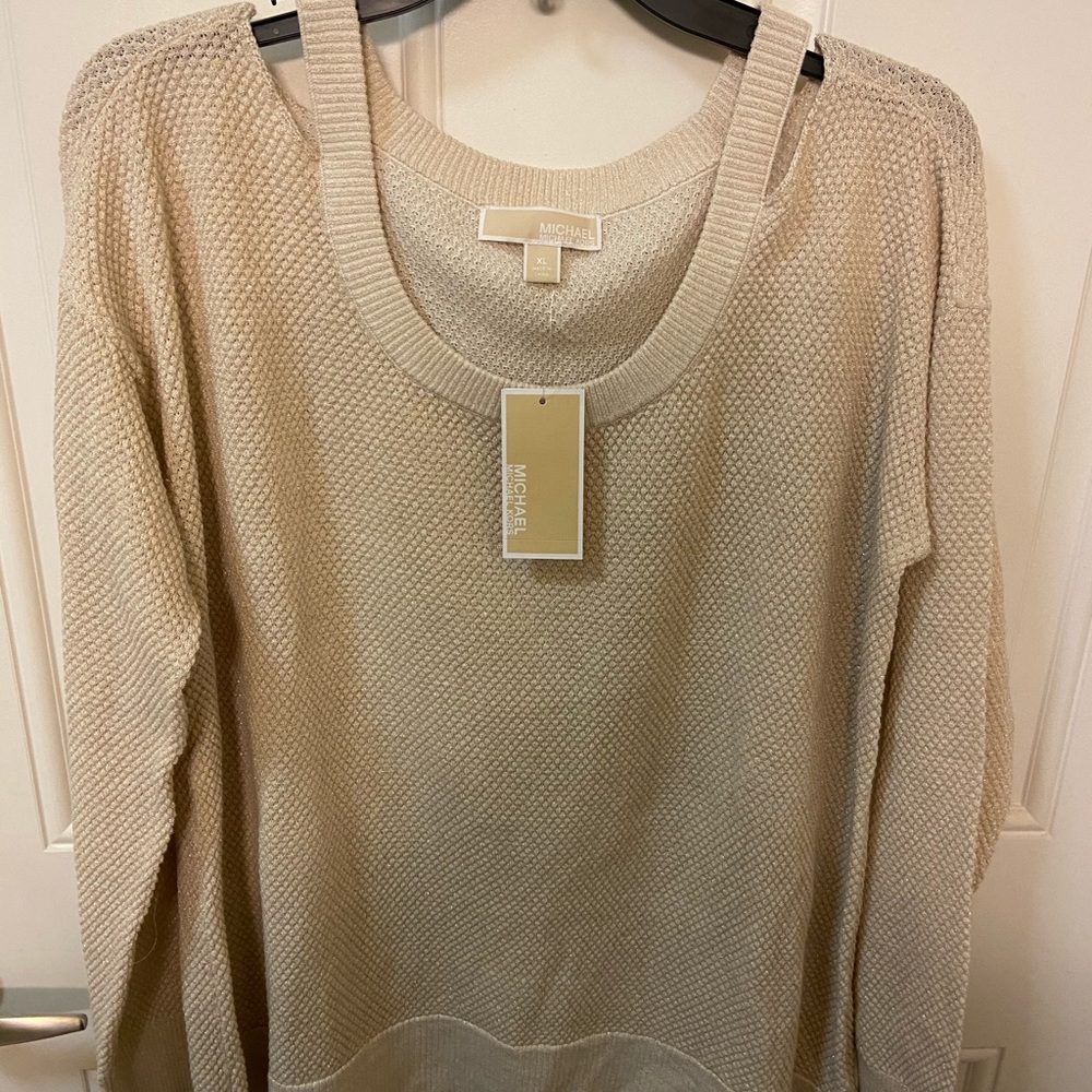 *NEW Michael Kors Cold Shoulder Sweater